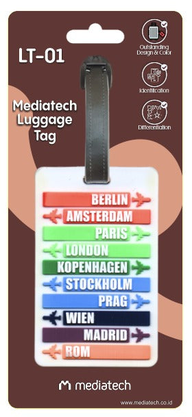 Luggage Tag Label Nama Koper Premium - P01 470029