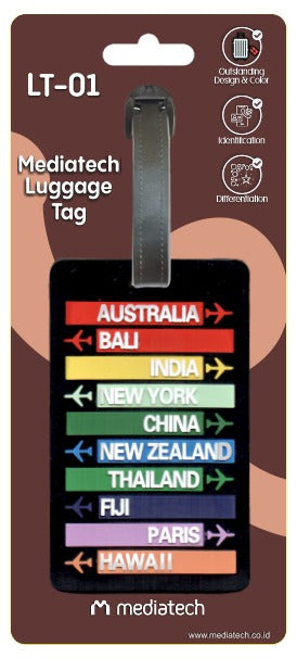 Luggage Tag Label Nama Koper Premium - P01 470029