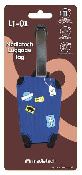 Luggage Tag Label Nama Koper Premium - P01 470029