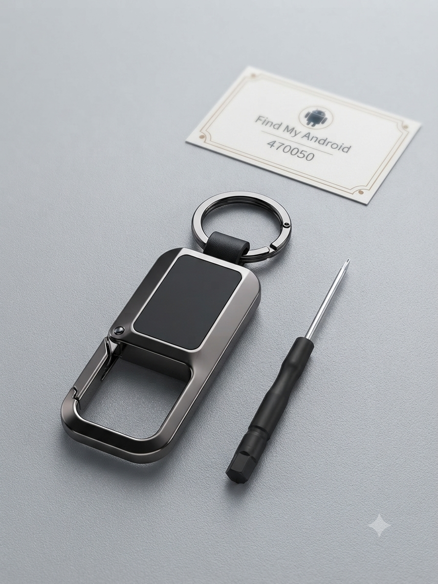 Gantungan kunci & smart tracker 2 in 1 Keychain Smart Tag Find My Android - 470050
