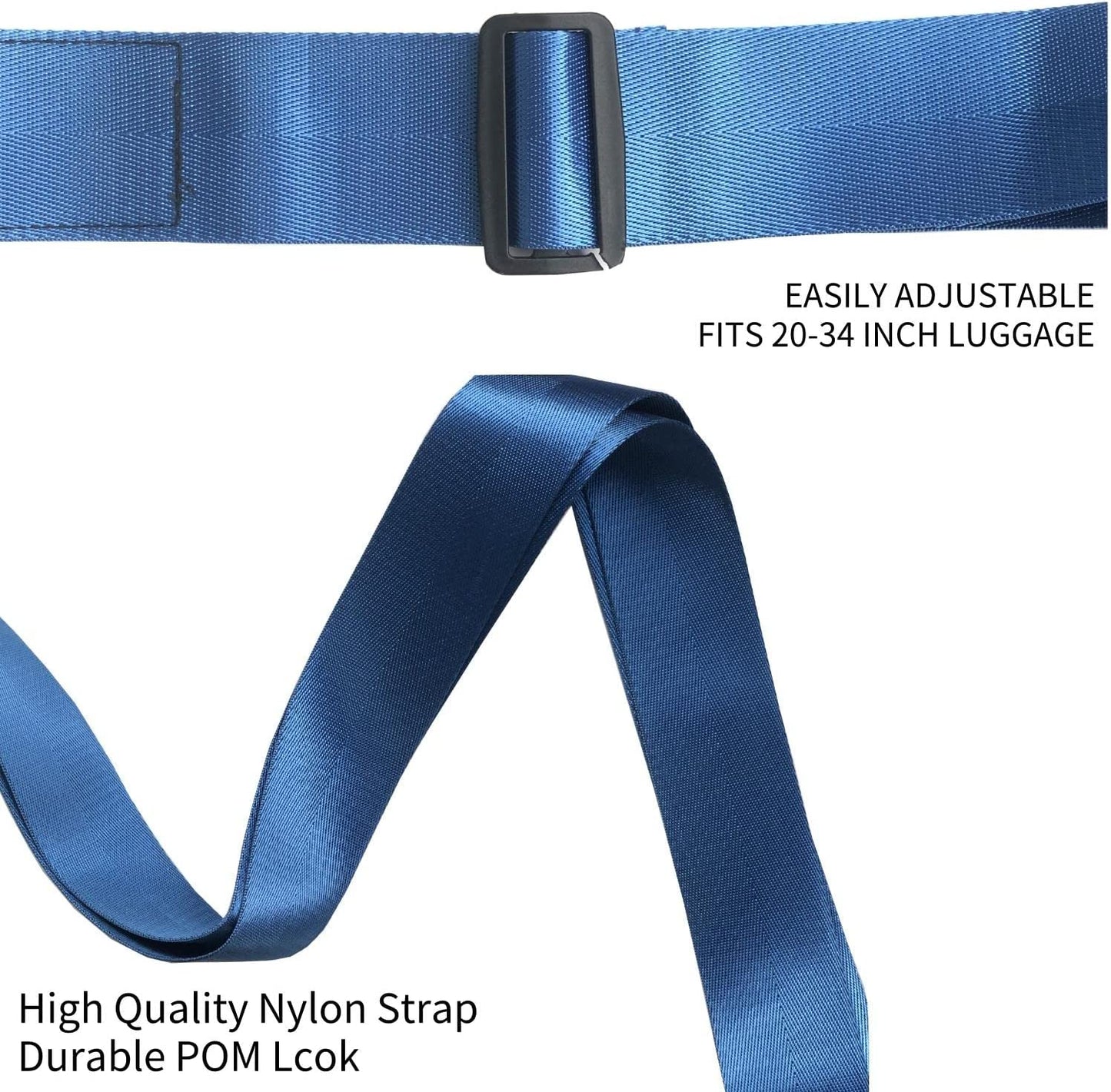 Mediatech Tali Koper Luggage Strap Sabuk Pengaman dengan PIN Angka Travel Kunci X Cross Luggage Strap Belt TSA - 453 TSA007- 470017TSA