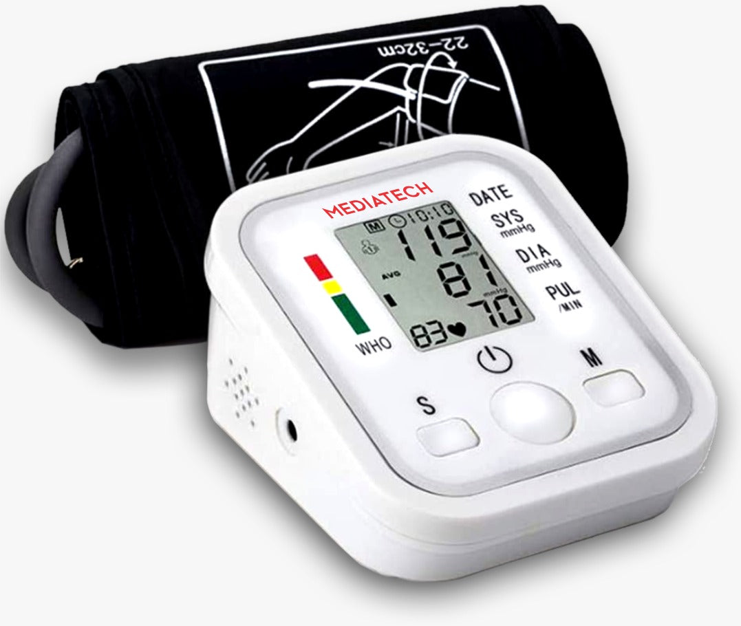 Mediatech Tensimeter Lengan Atas Dengan Suara Alat Cek Tekanan Darah Otomatis BPA 01v - B460060