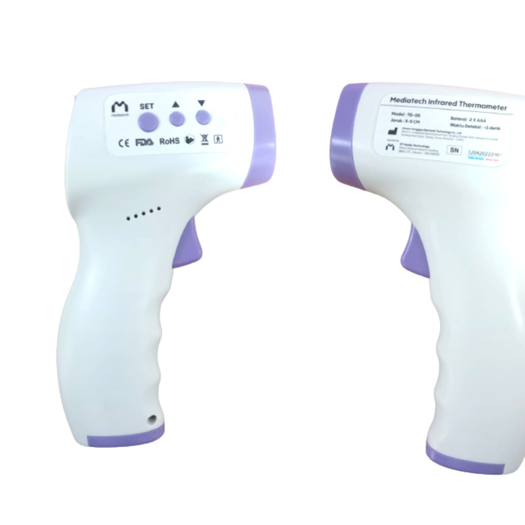 Mediatech Thermometer TG-05 IR Non Contact / Alat Ukur Suhu Badan - B750025