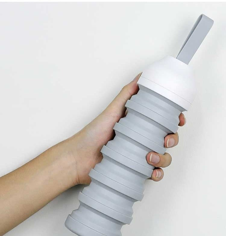 Mediatech botol minum lipat silikon traveling Foldable water bottle FB01/FB02 Uk.350ml, 540MLB66027