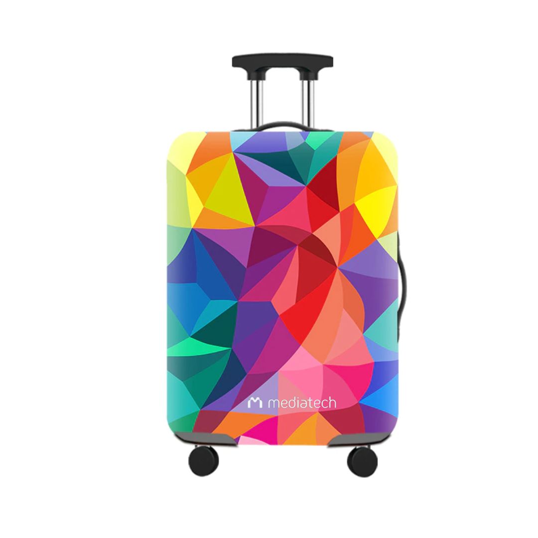 Mediatech Luggage Cover Motif Sarung Koper Penutup Koper Bahan Elastis - 482001