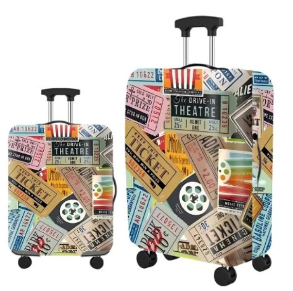 Mediatech Luggage Cover Motif Sarung Koper Penutup Koper Bahan Elastis - 482001