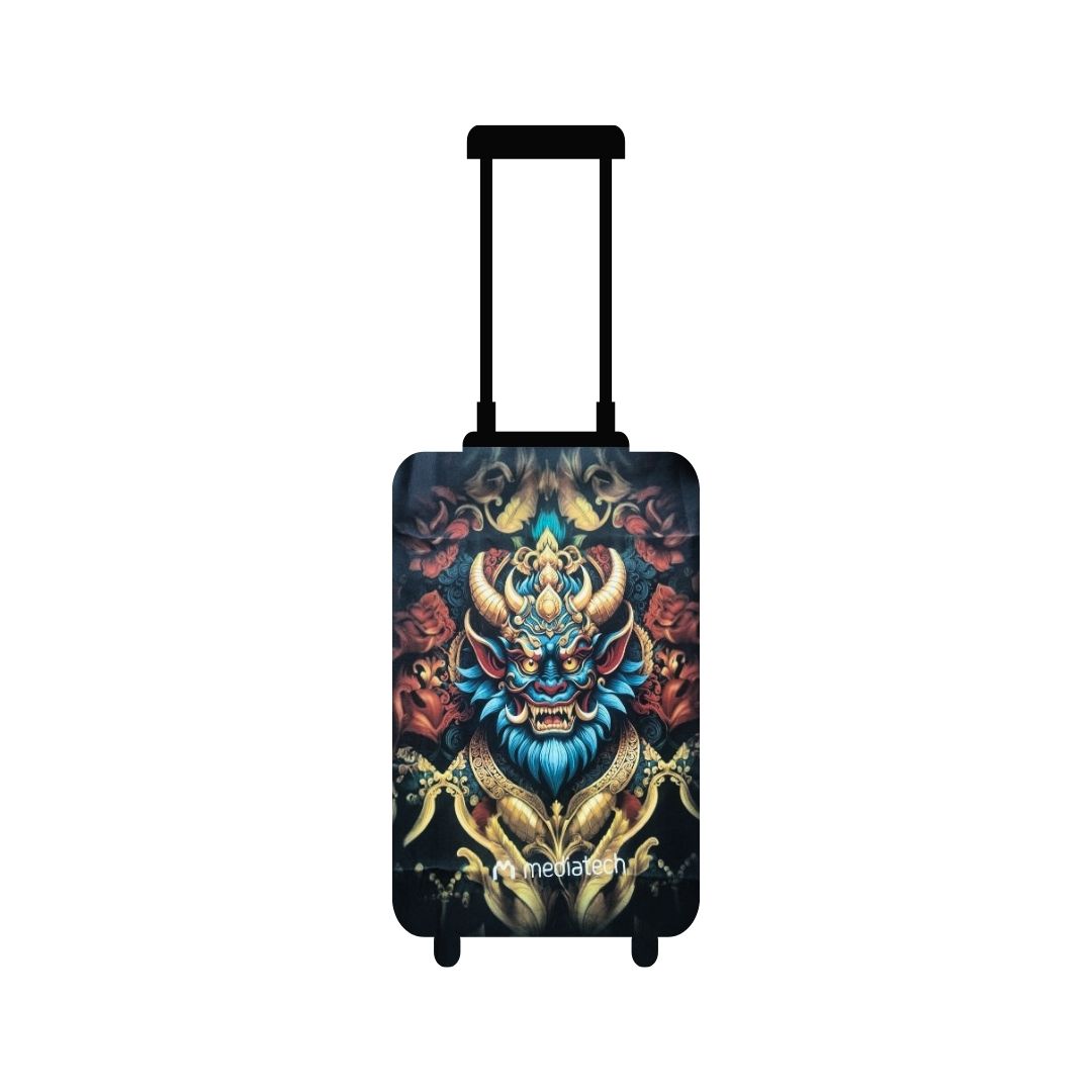 Mediatech Luggage Cover Motif Sarung Koper Penutup Koper Bahan Elastis - 482001