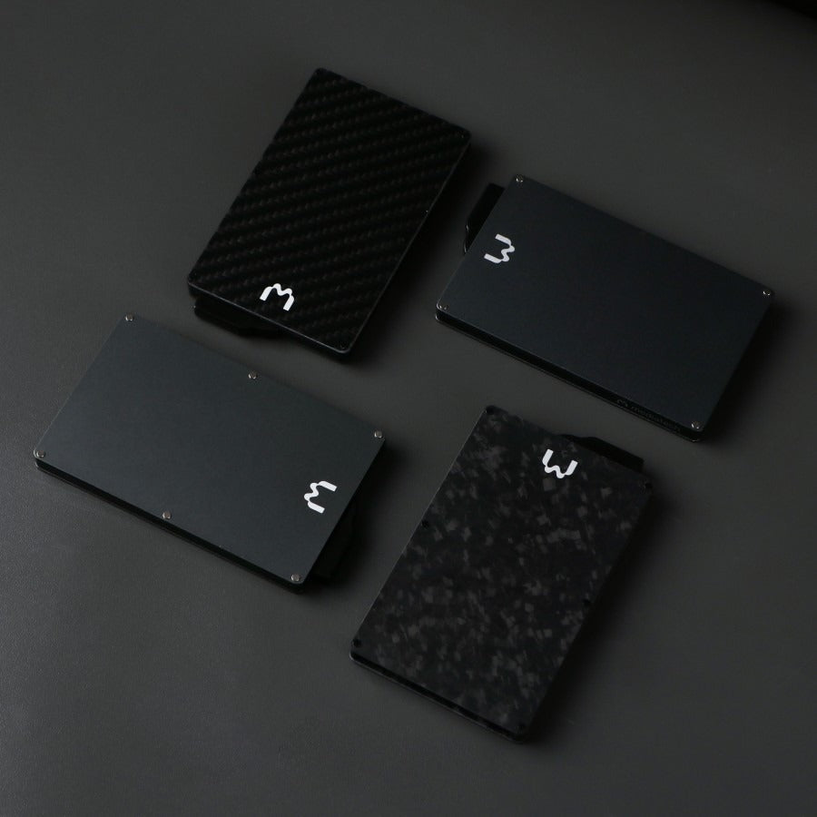Mediatech 3K RFID Carbon Fiber Card Holder Black 470034BLACK