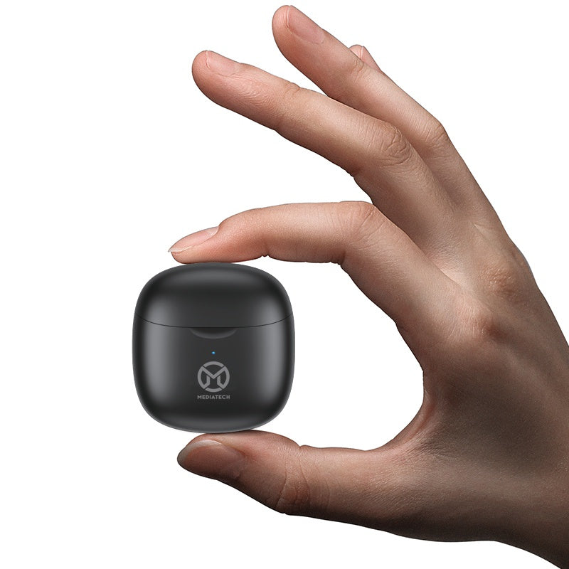 Mediatech Bluetooth Earphone TWSe-IA hitam 59100