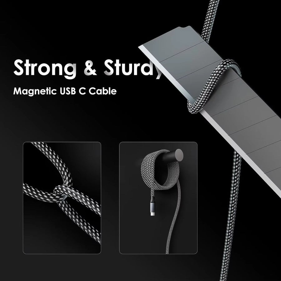 Mediatech Kabel data 60W C to C magnetic cable 1M - 649796