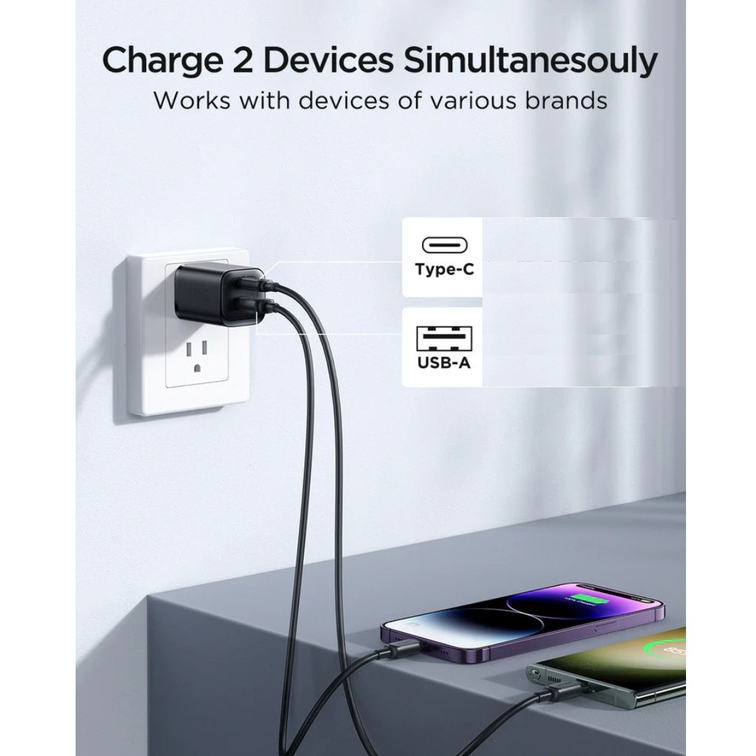 Mediatech Mini Travel Charger 30W Black 630008BLACK