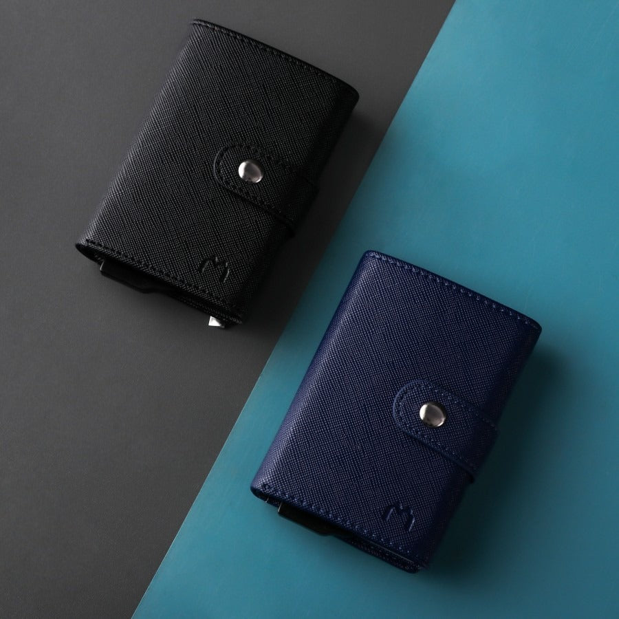 Mediatech Saffiano RFID Pop Up Card Holder Mini Clip 470031