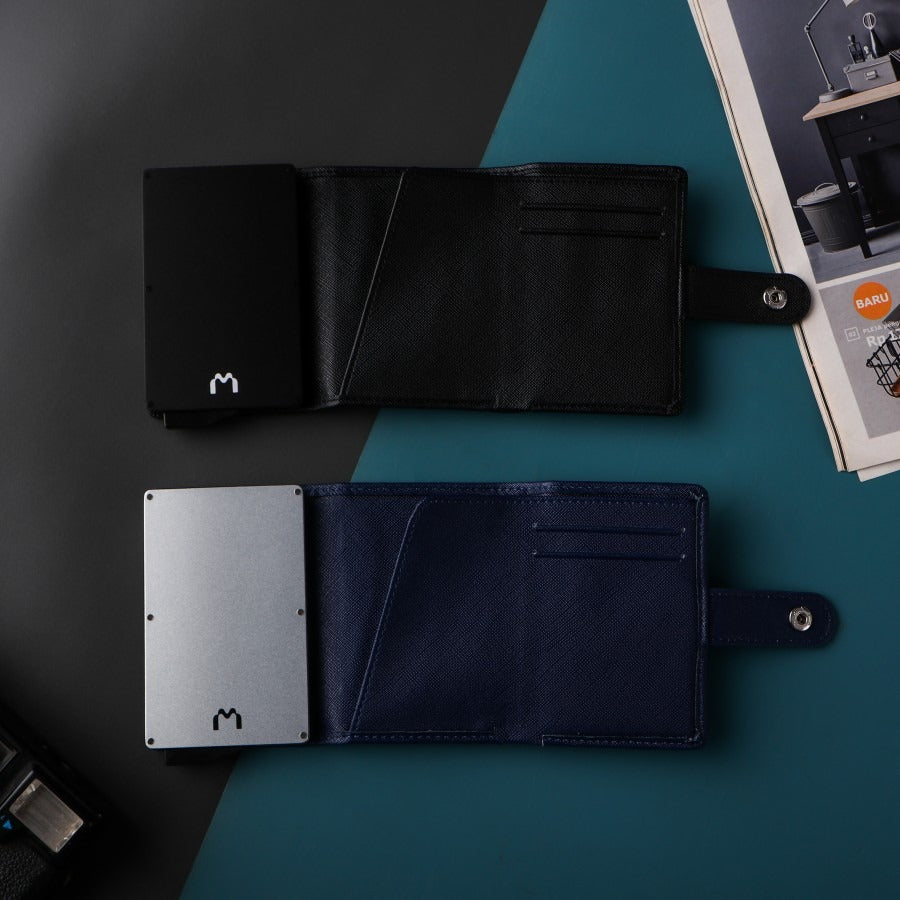 Mediatech Saffiano RFID Pop Up Card Holder Mini Clip 470031