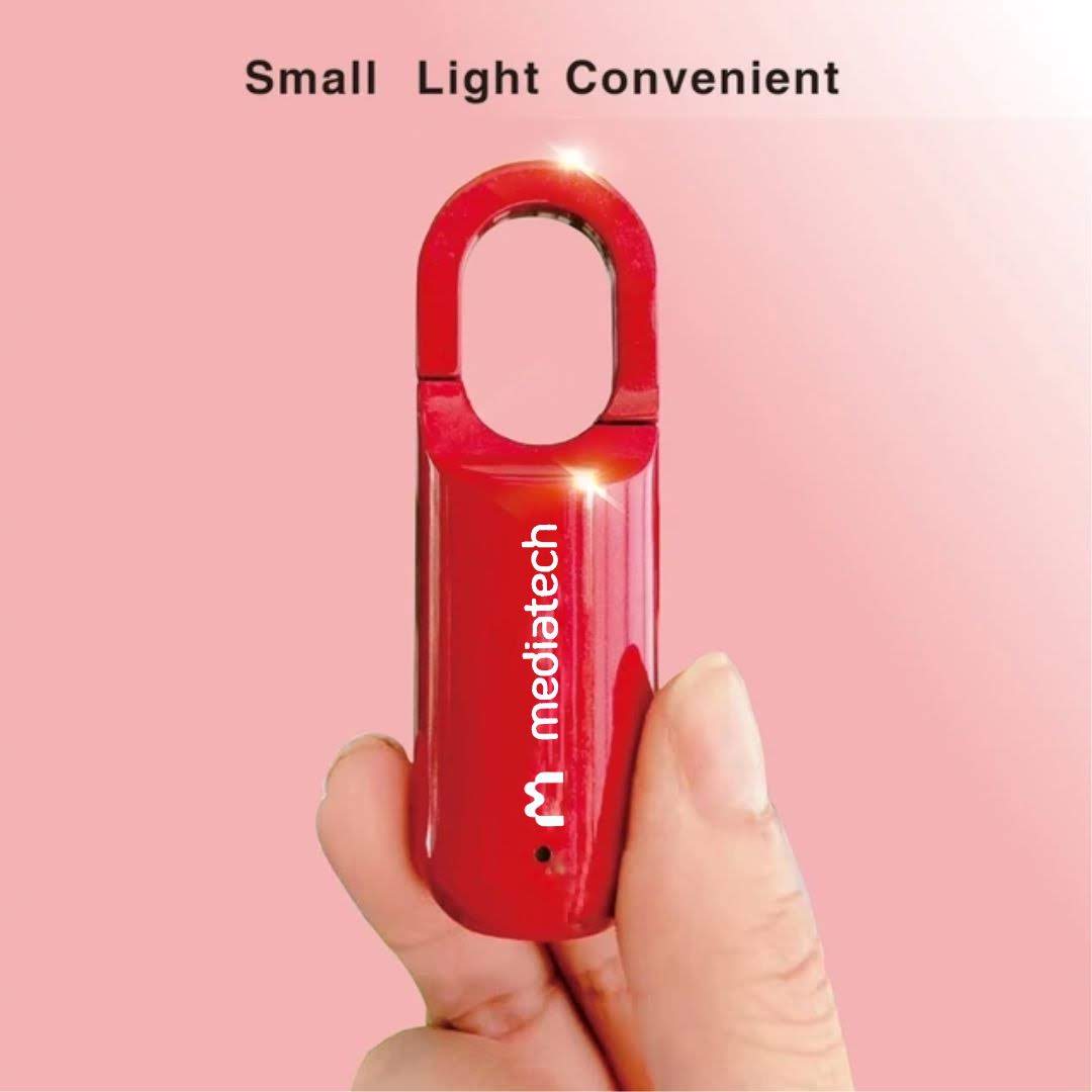 Mediatech Smart Finger Print Padlock Gembok koper FPP-02 - 470028