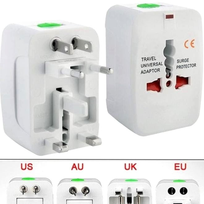 Universal Travel Adaptor UTA-03 ( USB 1A ) - Putih - 630001