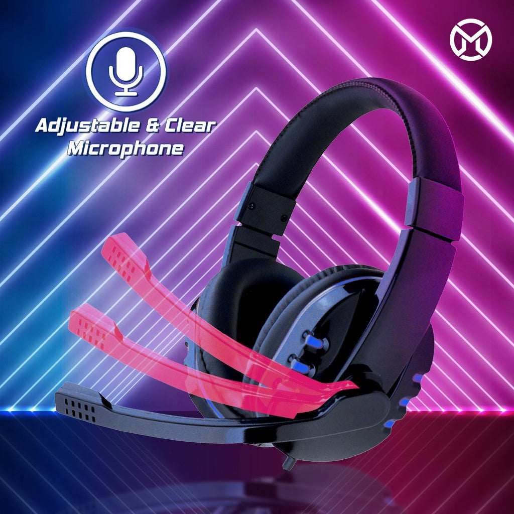 Mediatech ZEUS Gaming Headset MSH 016 + mic splitter + Pouch -56019