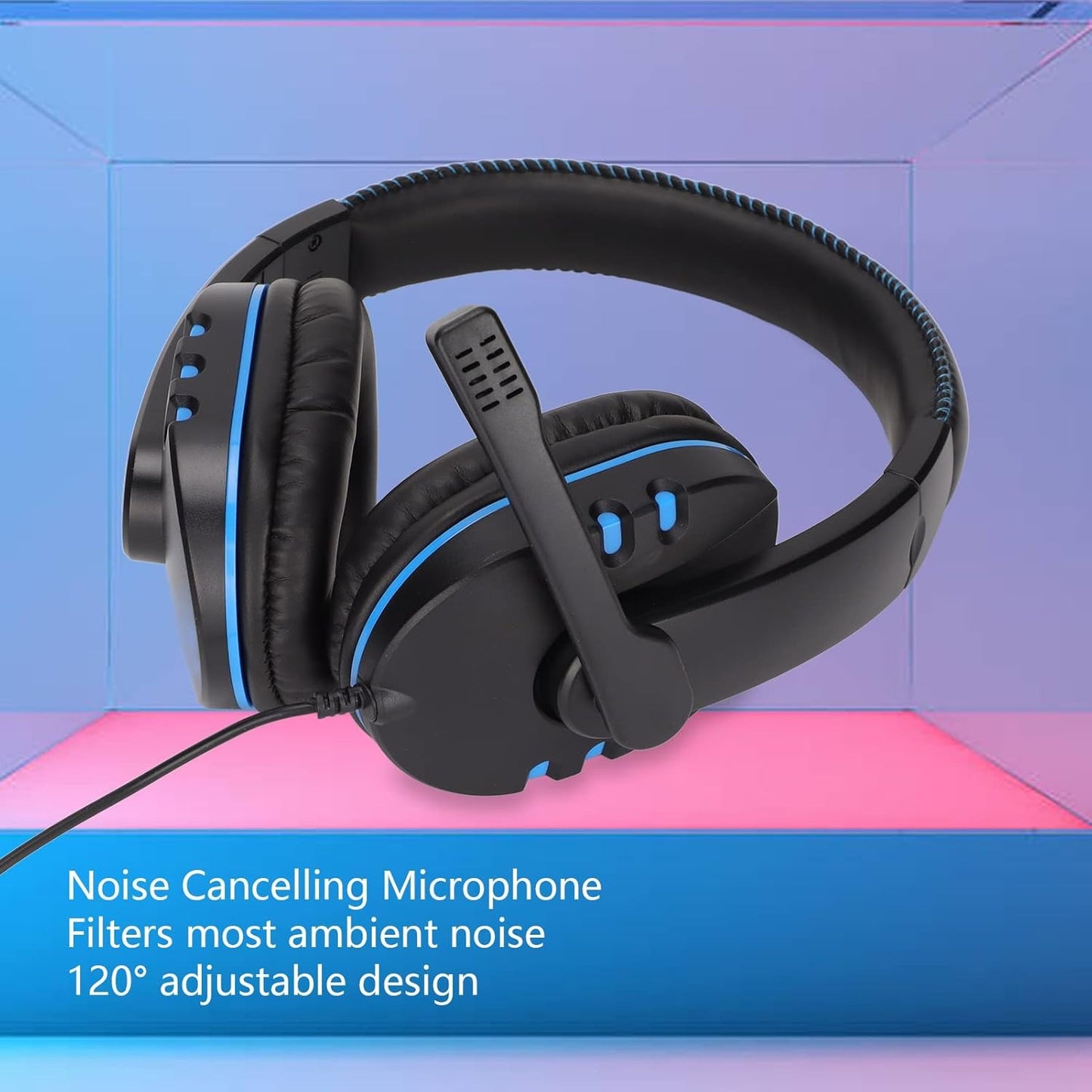 Mediatech ZEUS Gaming Headset MSH 016 + mic splitter + Pouch -56019