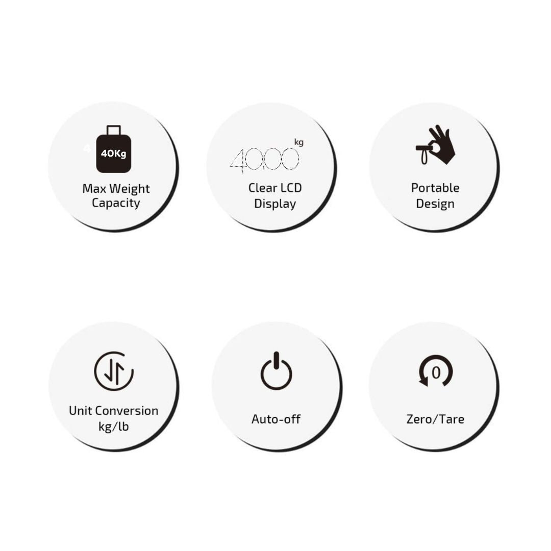 Mediatech timbangan koper Mini Luggage Scale MLS01 470016