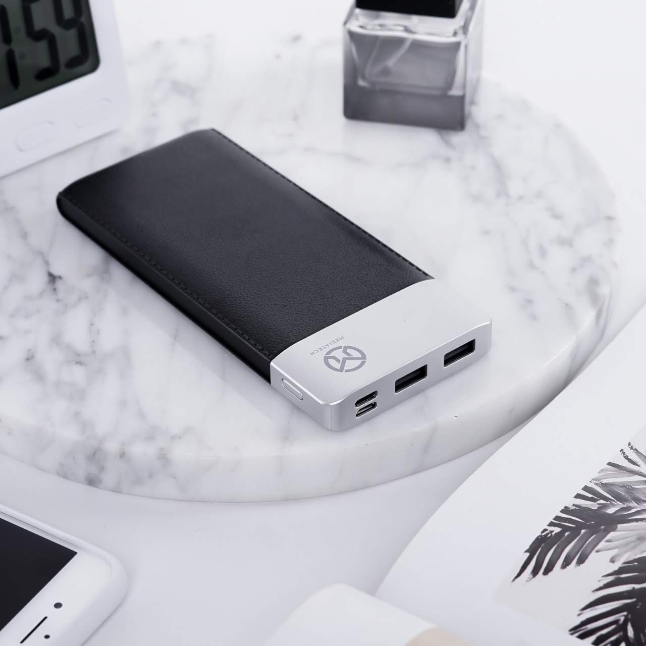 Mediatech Powerbank Leather PW 502 10000mAh - 63937