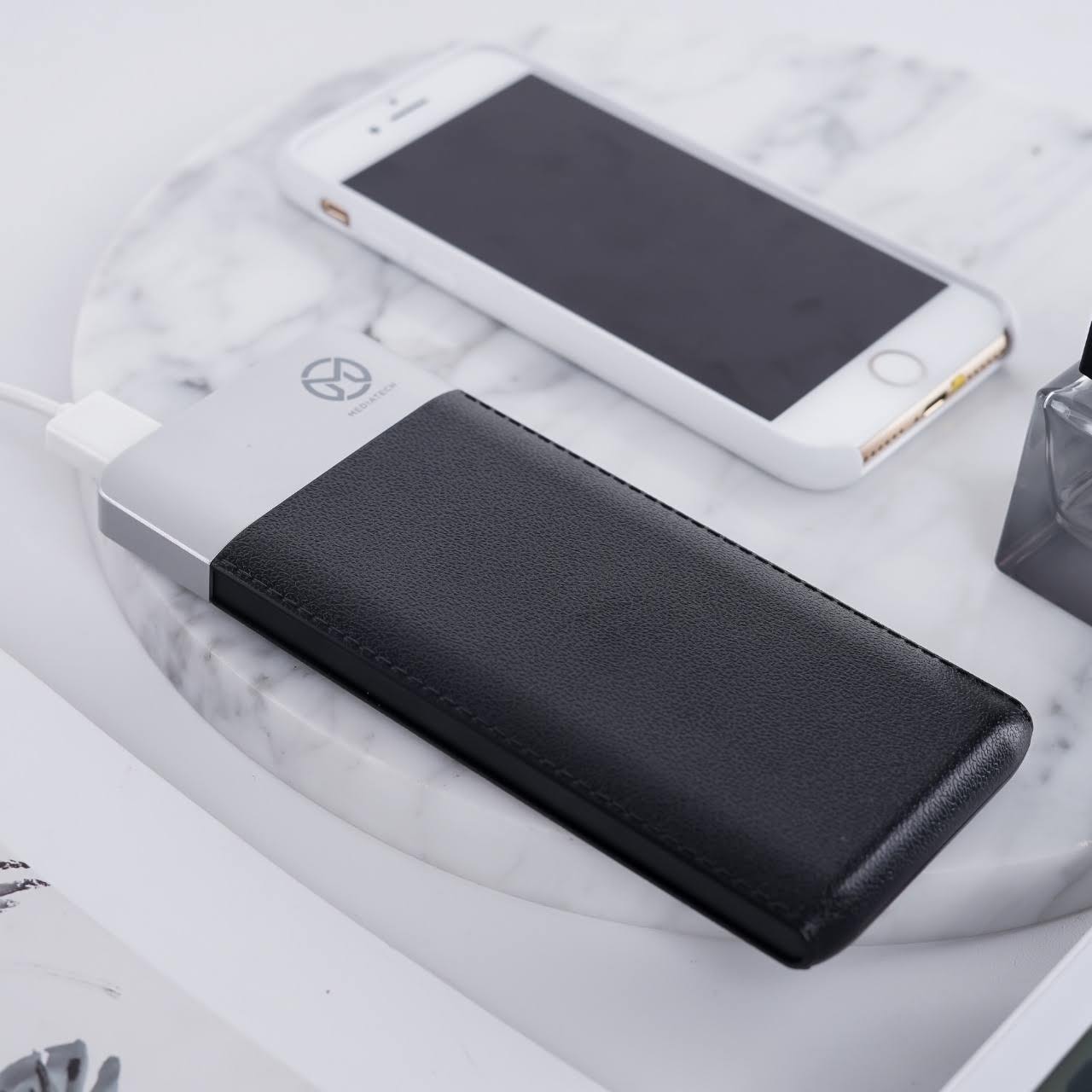 Mediatech Powerbank Leather PW 502 10000mAh - 63937