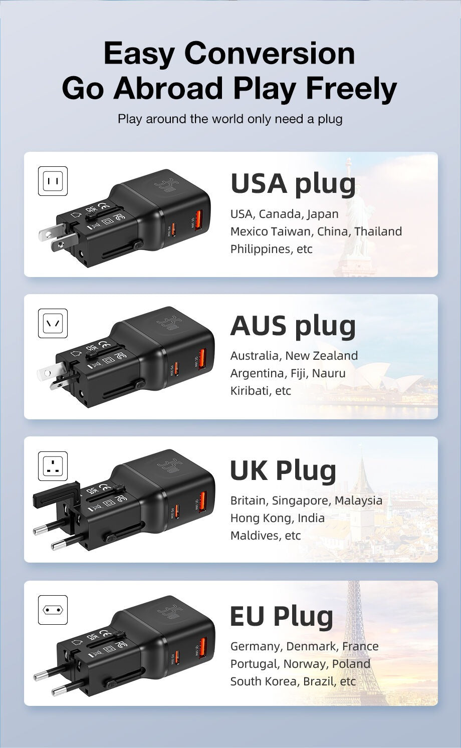 Mediatech Travel Adaptor Mini 35W MT 810 - 630011