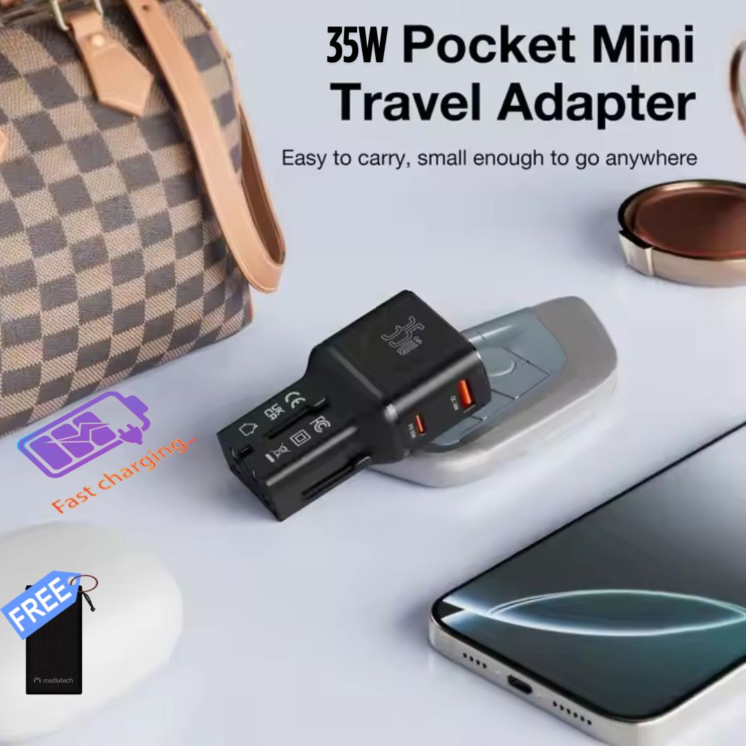 Mediatech Travel Adaptor Mini 35W MT 810 - 630011