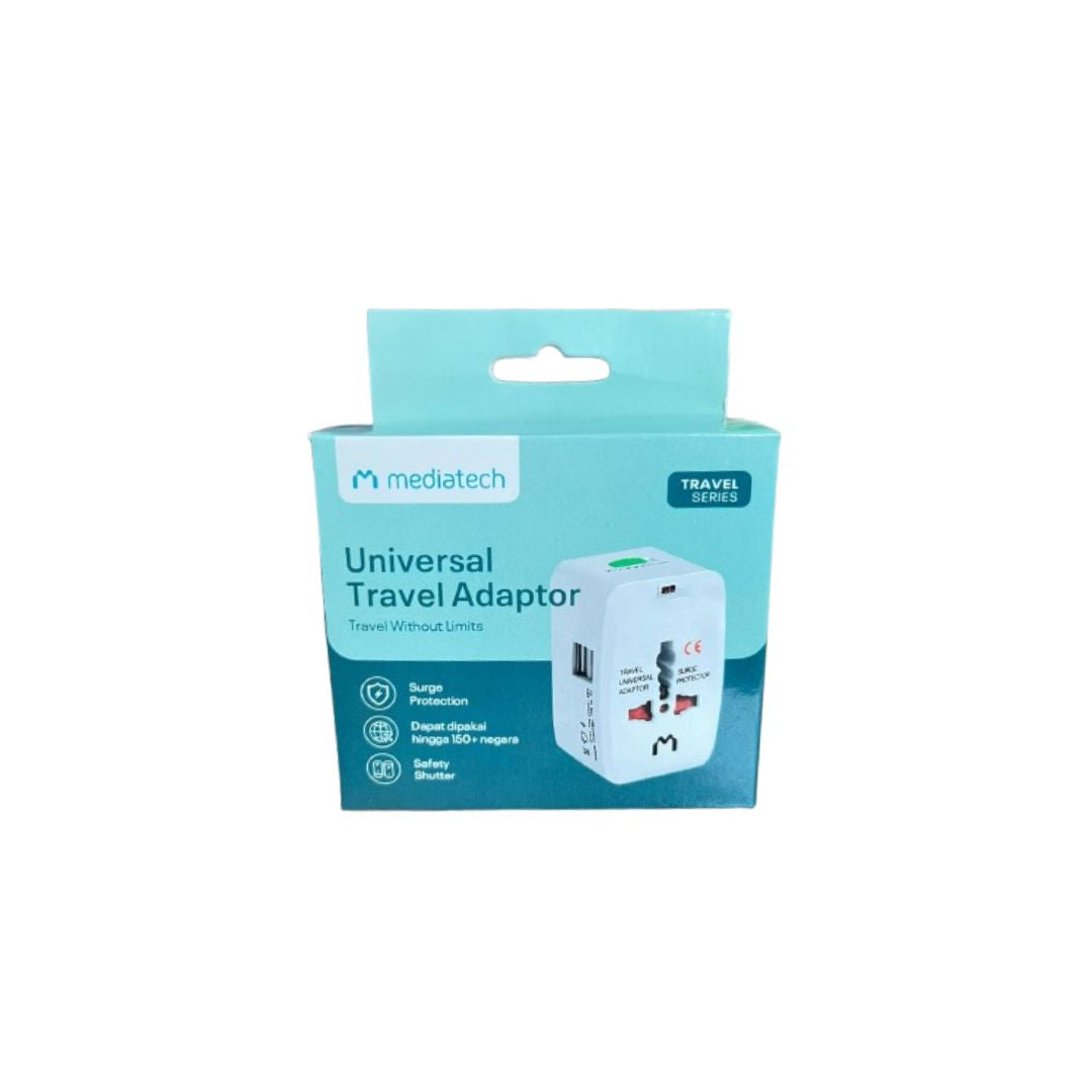 Mediatech Universal Travel Adaptor UTA-03 ( USB 1A ) - Putih - 630001