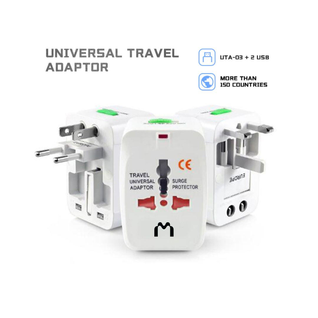Mediatech Universal Travel Adaptor UTA-03 ( USB 1A ) - Putih - 630001