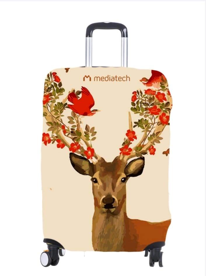 Mediatech Luggage Cover Motif Sarung Koper Penutup Koper Bahan Elastis - 482001