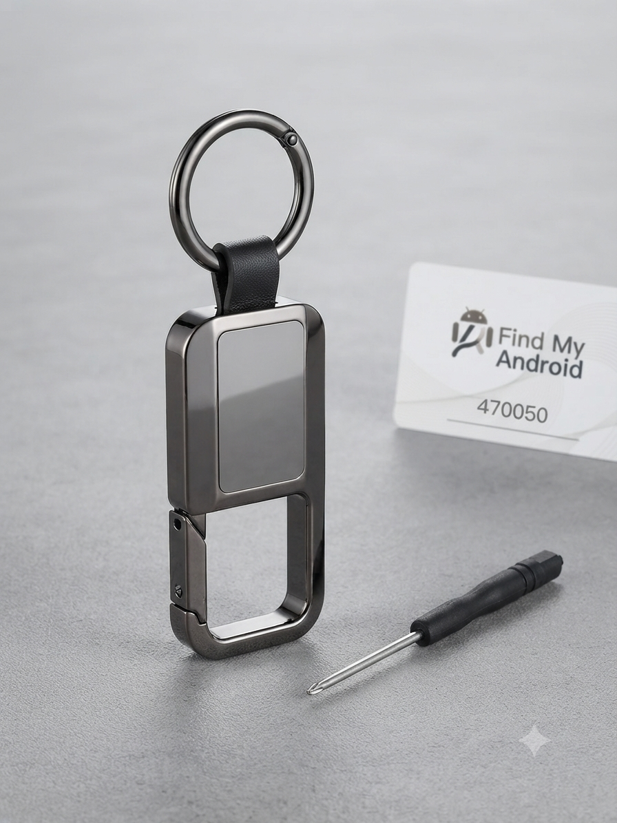 Gantungan kunci & smart tracker 2 in 1 Keychain Smart Tag Find My Android - 470050