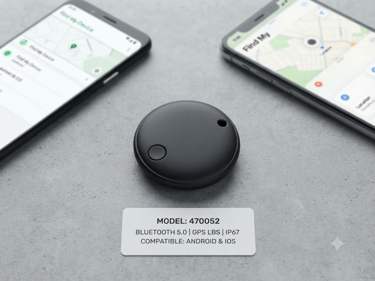 Mediatech Pelacak pintar 2 in 1 Mini Smart Tag GPS Locator Bluetooth Android iPhone IOS Airtag Smart Tracker-470052