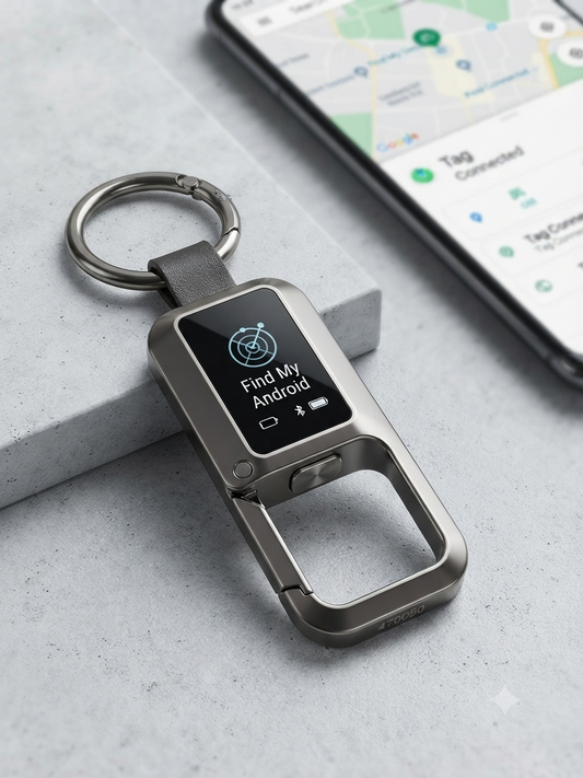 Gantungan kunci & smart tracker 2 in 1 Keychain Smart Tag Find My Android - 470050