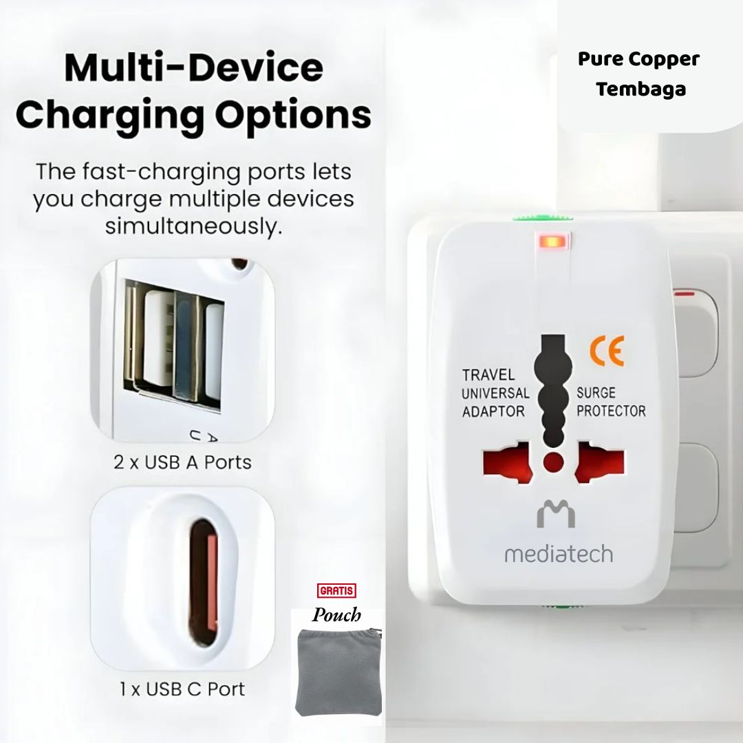 Mediatech Universal Adaptor UTA 05 USB Type-C Universal Adaptor 630012