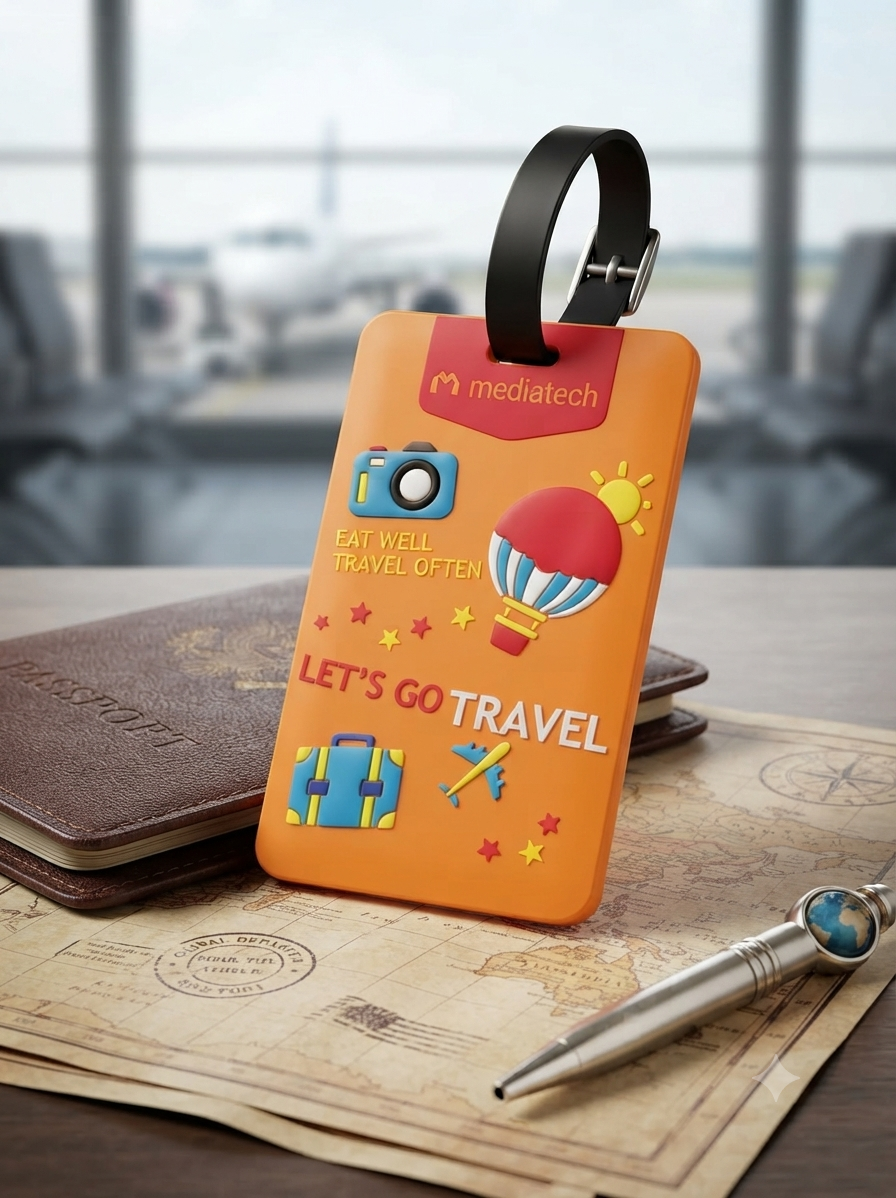 Mediatech Luggage tag Label koper label nama koper - 470049