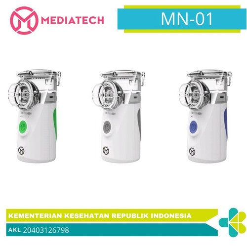 Mediatech Portable Mesh Nebulizer Alat Uap Bantu Pernafasan Asma Inhalasi Model: YM-252 - B660200