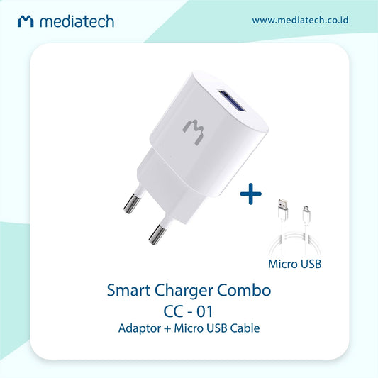 Mediatech Smart Charger Combo 2.4A CC-01 639294