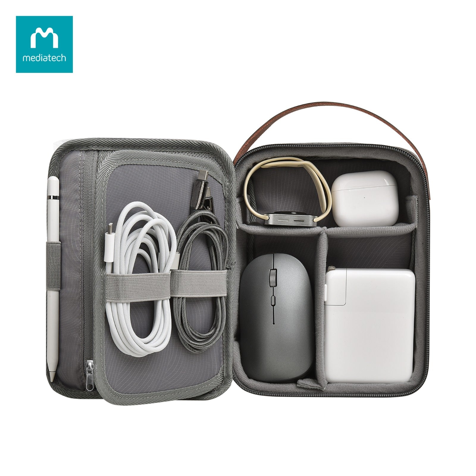 Tas Tech Organiser Pouch Mediatech Tas Gadget Water Resistant