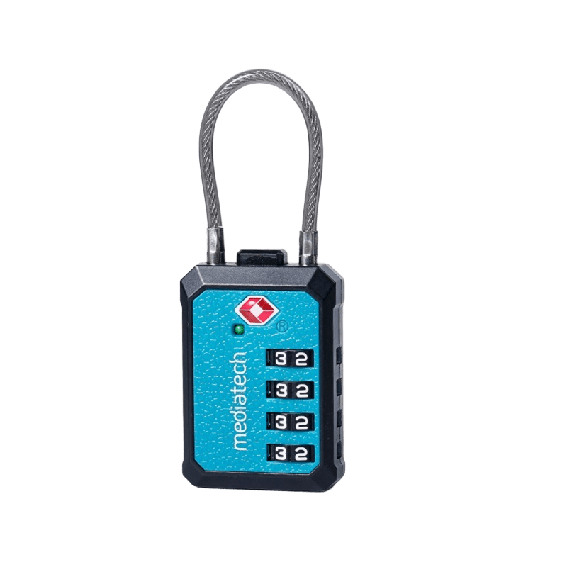 Mediatech Gembok Koper TSA - Kombinasi 4 Dial TSA Suitcase Lock Gembok TL 05 470126