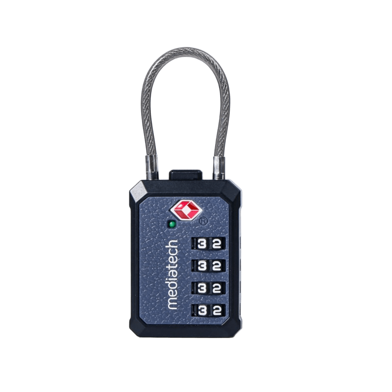 Mediatech Gembok Koper TSA - Kombinasi 4 Dial TSA Suitcase Lock Gembok TL 05 470126