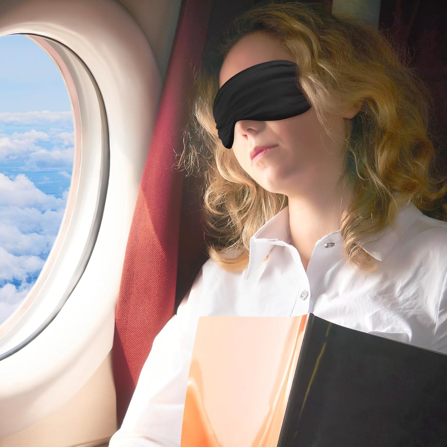 Mediatech masker penutup mata travel eye mask - 12016