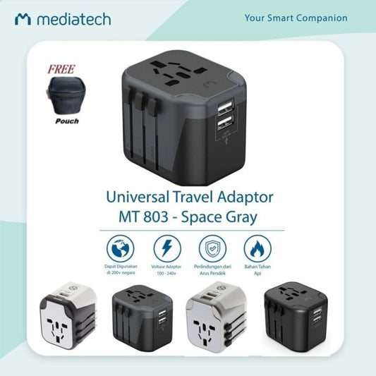 Mediatech Universal Travel Charger & Adapter MT 803 - 630003