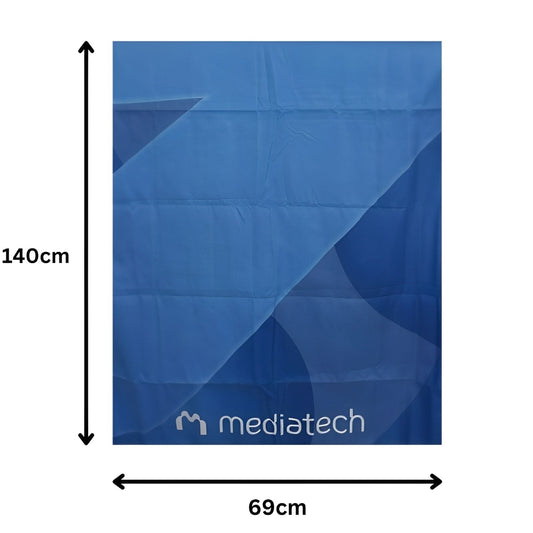 Mediatech handuk travel Microfiber Dry towel uk.140x69cm - 470040