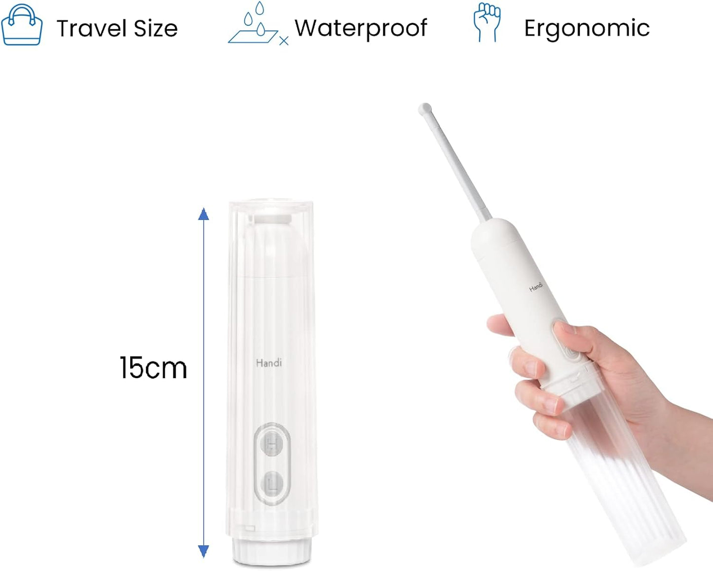 Mediatech Travel Rechargeable Portable Bidet 82573