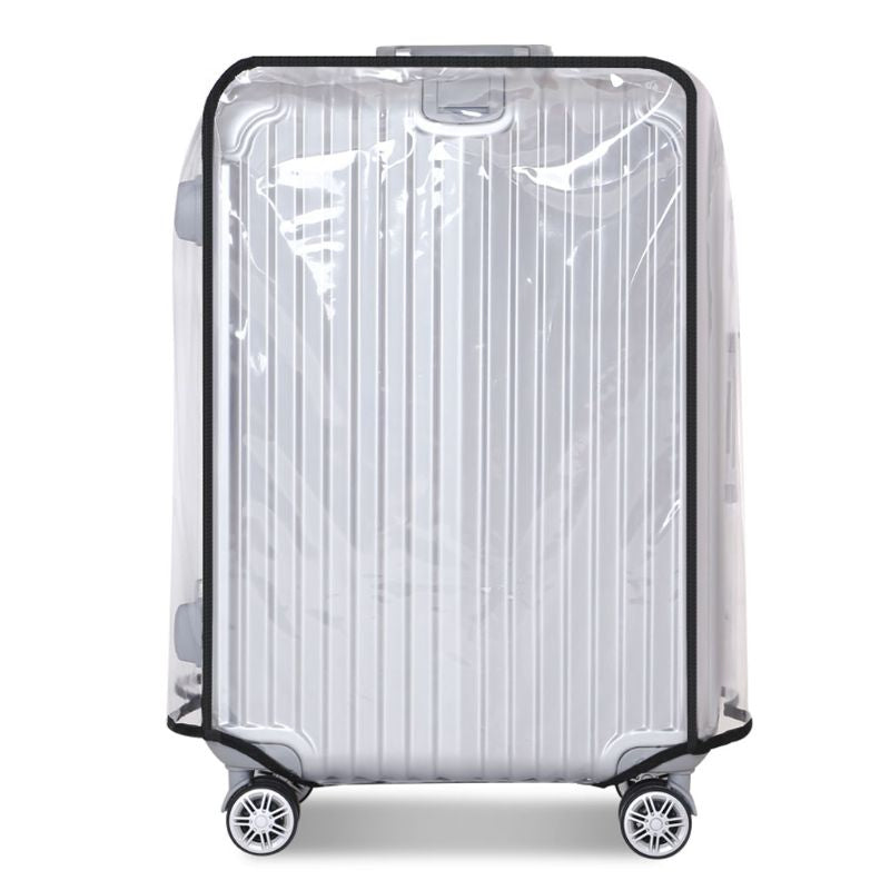 Sarung Koper Polos Bening Luggage Cover - 483001