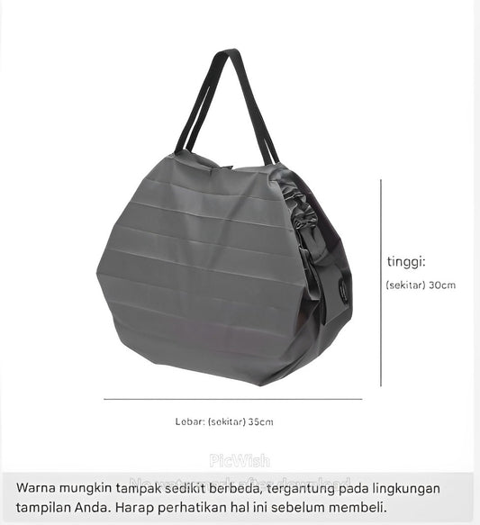 Mediatech Tas Travel Foldable Bag Tas Belanja Lipat Shopping Bag 440139