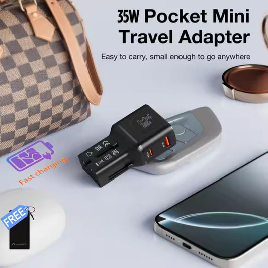 Mediatech Travel Adaptor Mini 35W MT 810 - 630011